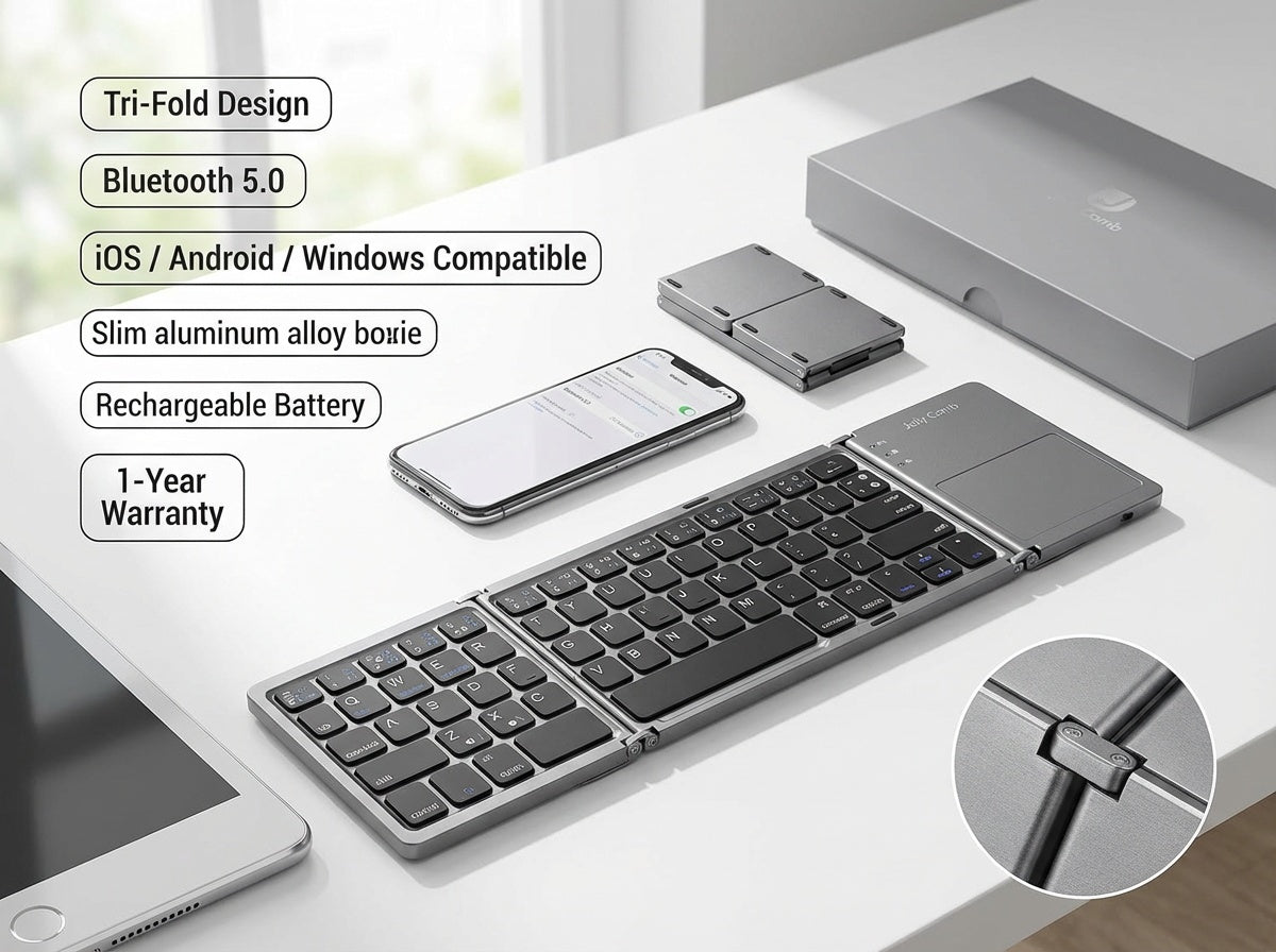 Wireless Folding Keyboard